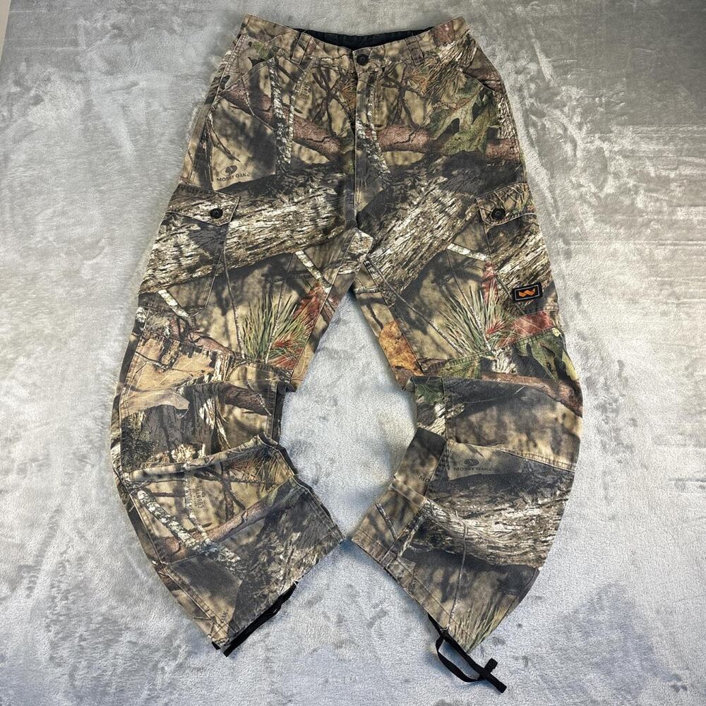 Walls Realtree Camo Cargo Pants Mens Large Hunting Outdoor Utility Distressed - Picture 1 of 8